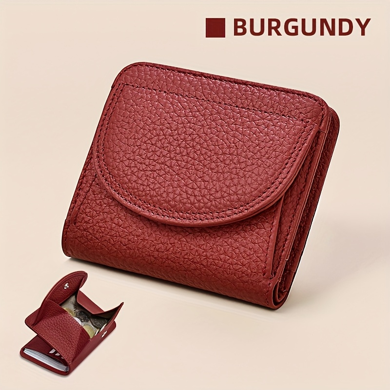 Genuine Cowhide Women's Wallet With Rfid Shielding, 12 Card Slots, 1 Large Cash Compartment, 1 Coin Purse, 12 Colors , Gift