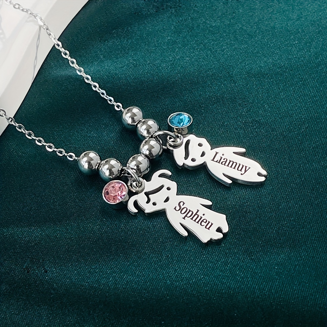 Personalized Engraved Name Necklace for Women