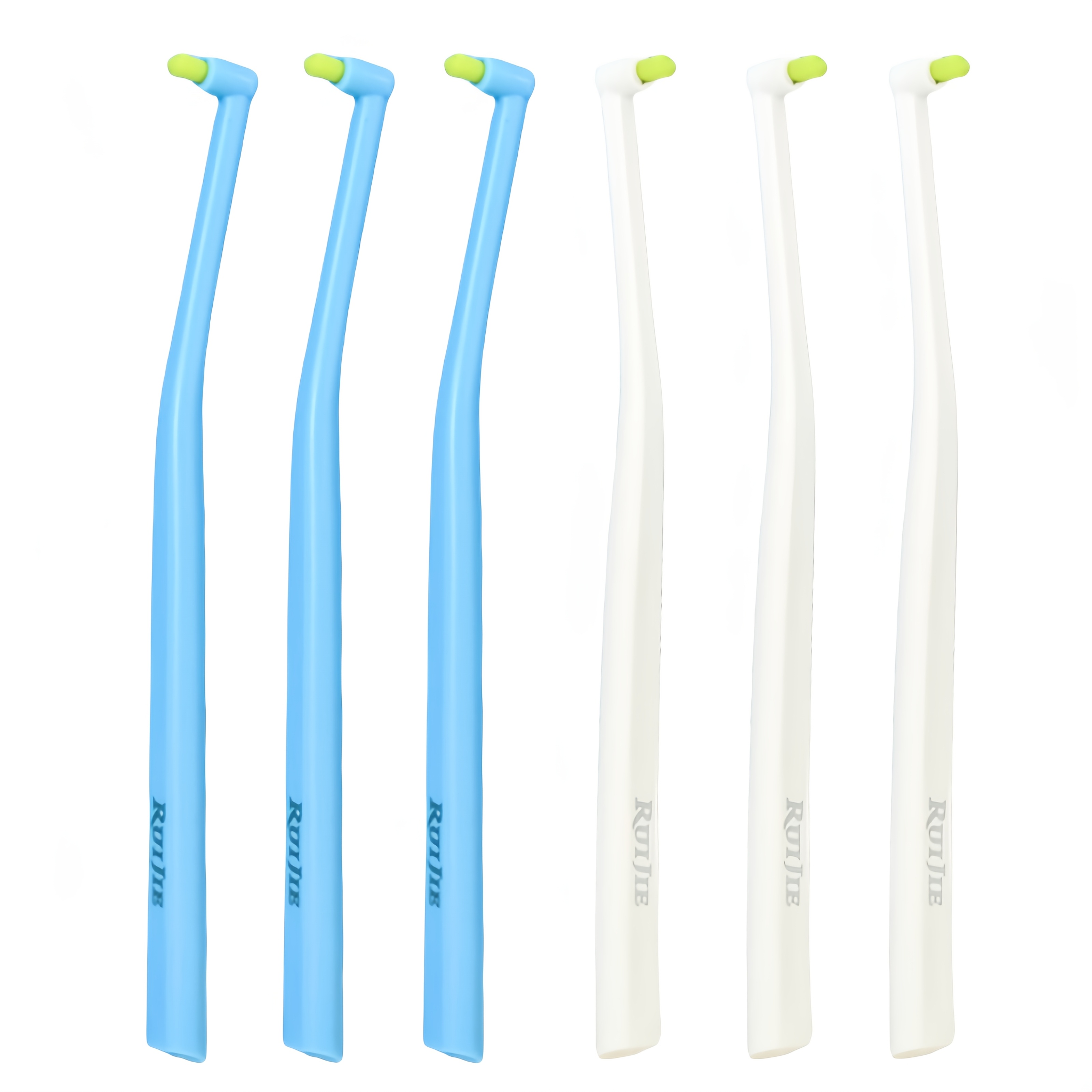 6pcs Premium Tufted Interdental Brush Set Braces Detail Cleaning Oral Use Dental