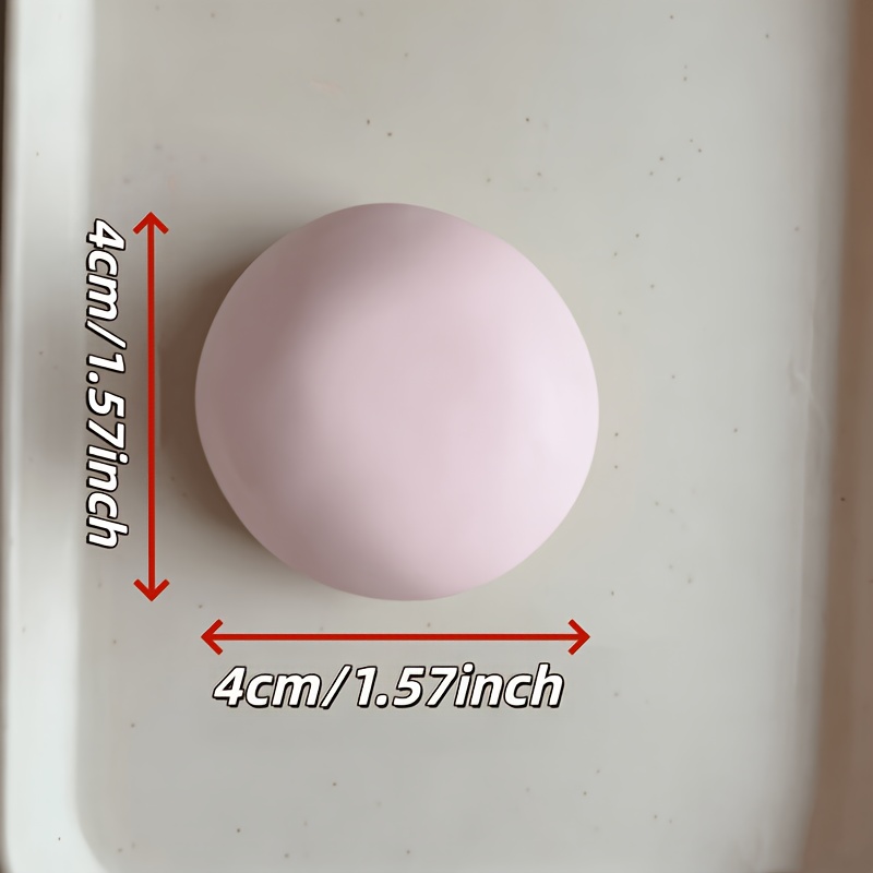high quality and cute   rice cake squeezing   be shaped   random color   self inflated soft matte slow rebound pressure reducing ball tpr sensory   relieving squeezing toy portable pocket size