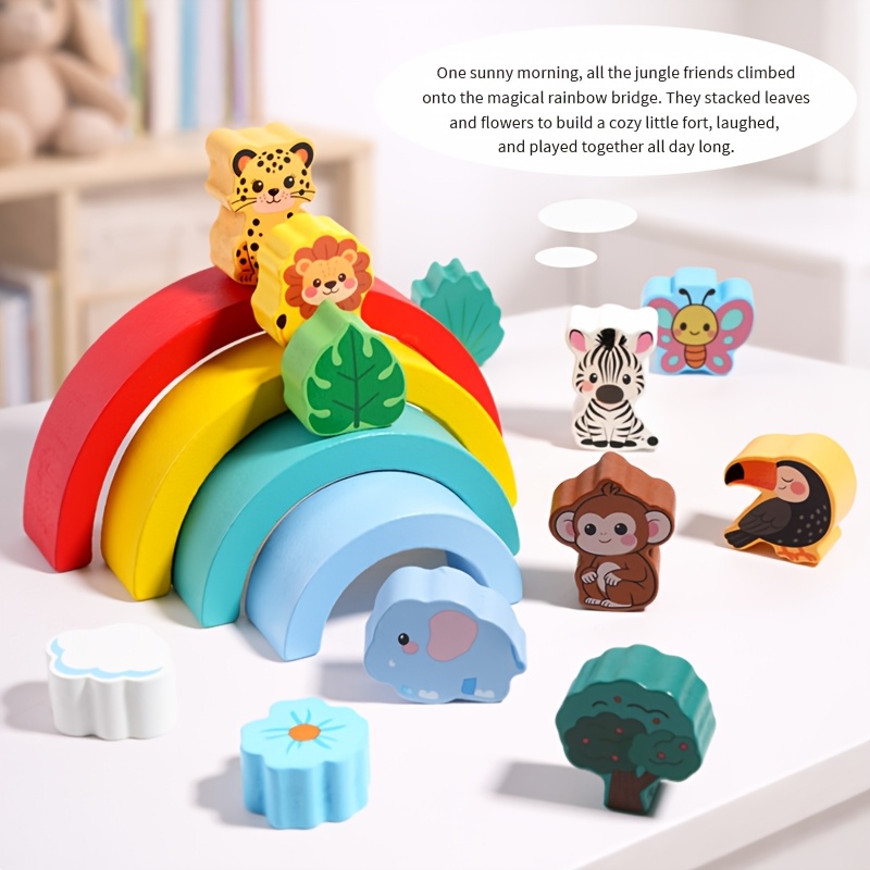 Colorful Balancing Stacking Blocks for Kids