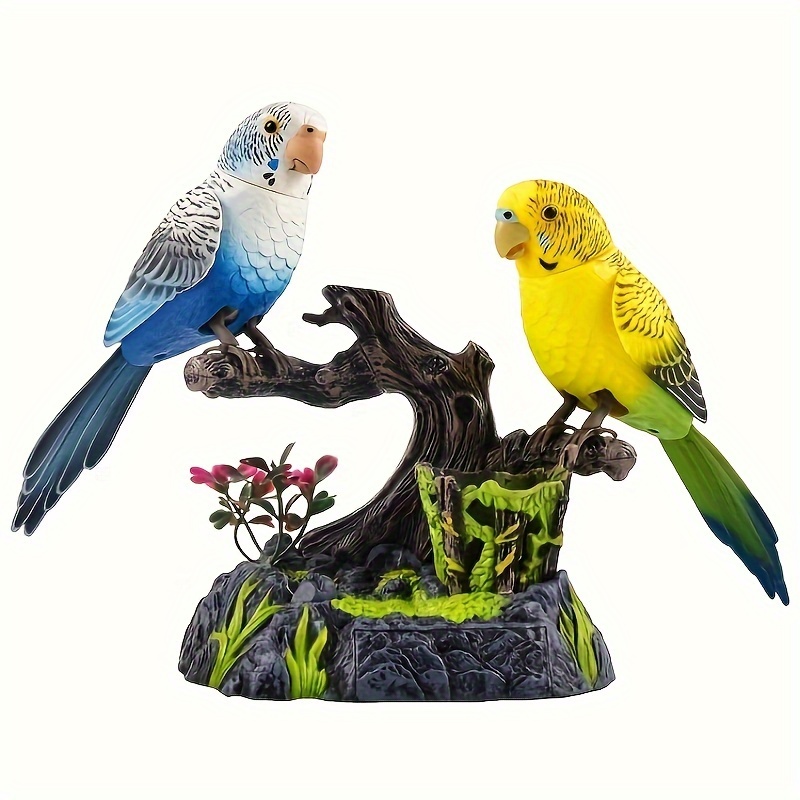 

1set Voice-controlled Parrot , Collectible Decoration, Christmas Gift, Gift, Birthday Gift (batteries Not Included, Colors And Styles Are Random)