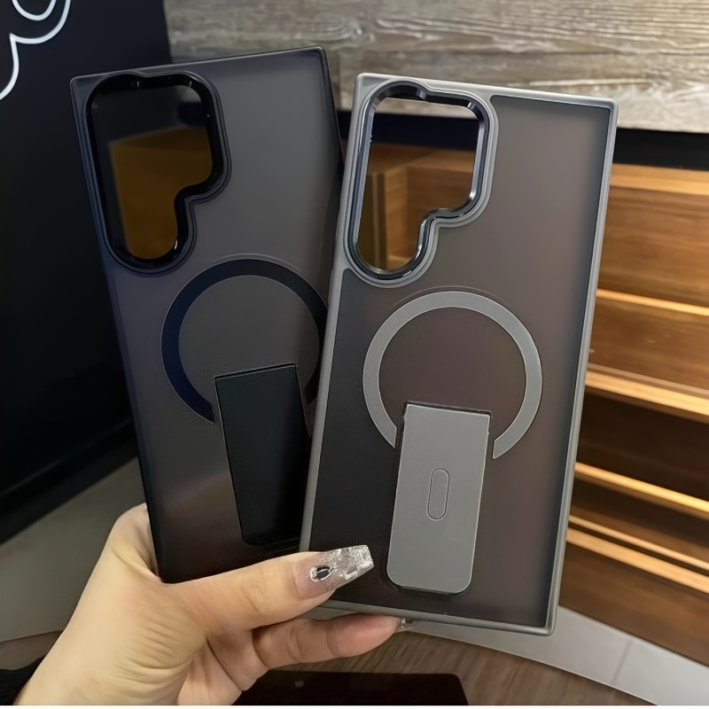 coque de téléphone - coque de protection magnétique   fil à chargement mat de haute qualité pour samsung s23, s24 ultra, s24 plus et s25 ultra, avec des bords souples antichoc et une protection métallique de lappareil photo Détails du produit 1