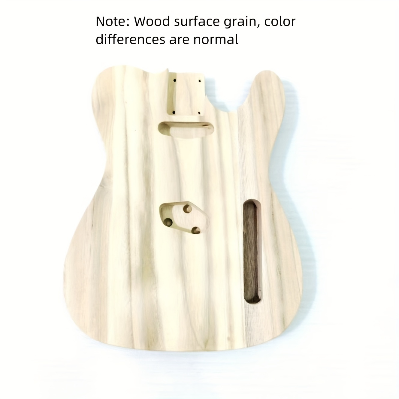 

Tung Wood Tl Electric Guitar Body, , Polished And Shaped For Painting - Khaki, Tl Guitar Parts, Guitar Body