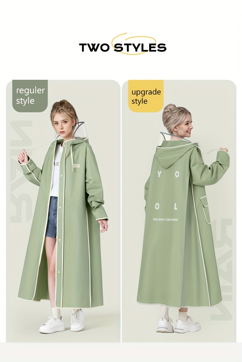 imperméable femme couverture manteau coupe vent haute Temu France