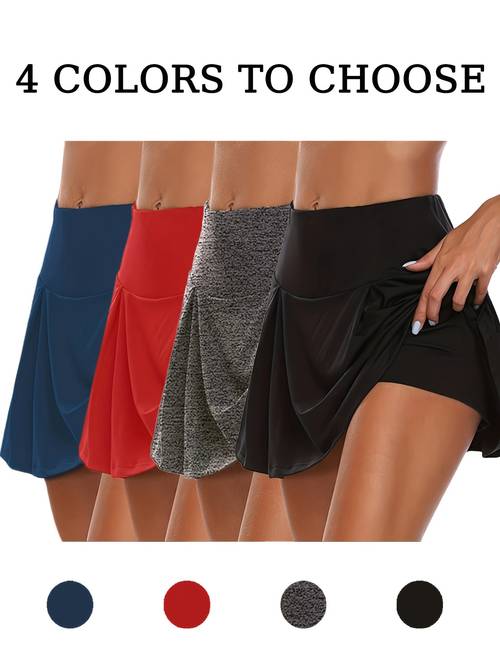 1pc womens flowing running shorts exercise tennis short skirt cute and fashionable clothing fashionable active skirt shorts for sports suitable for spring and summer