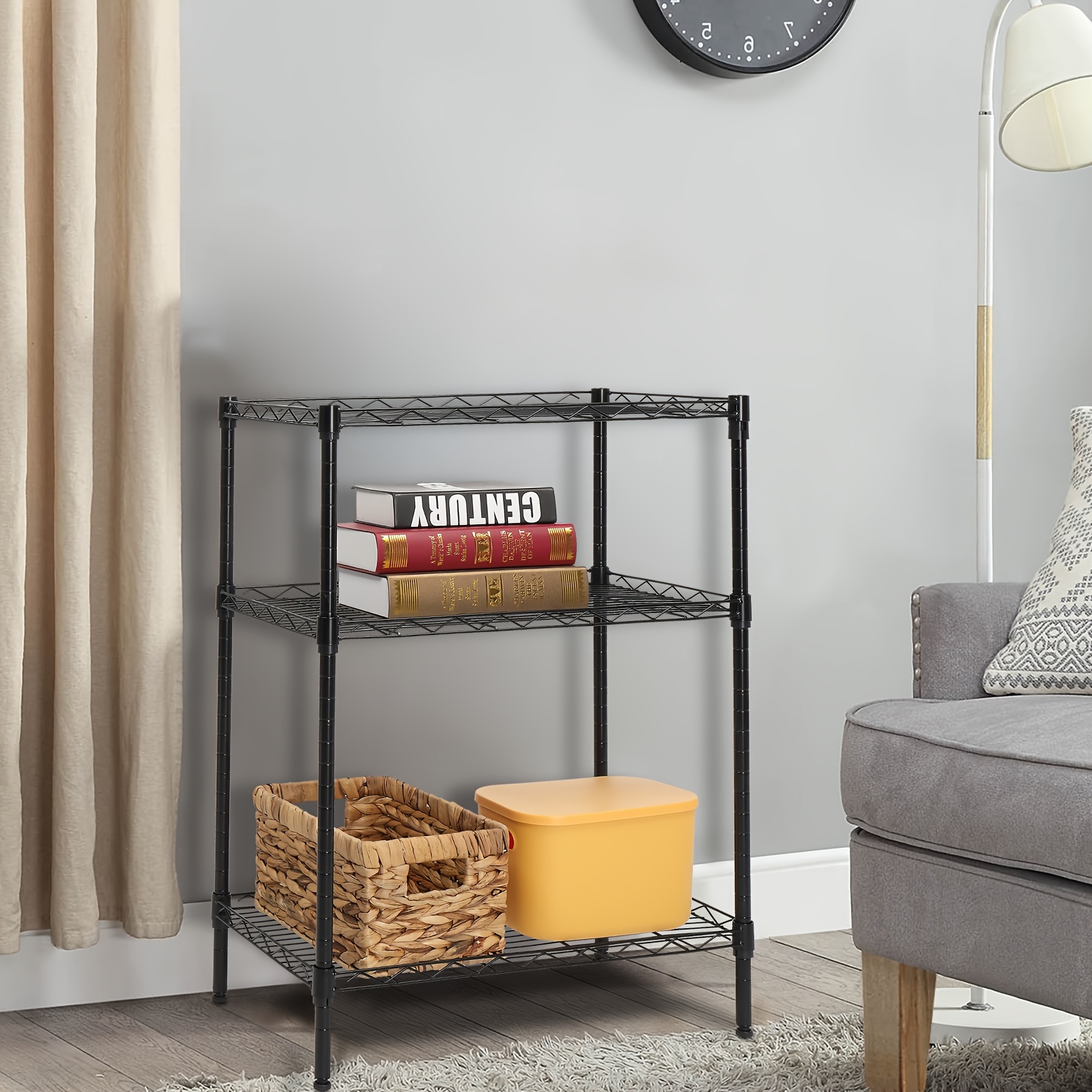 

Concise 3 Layers Carbon Steel & Pp Storage Rack