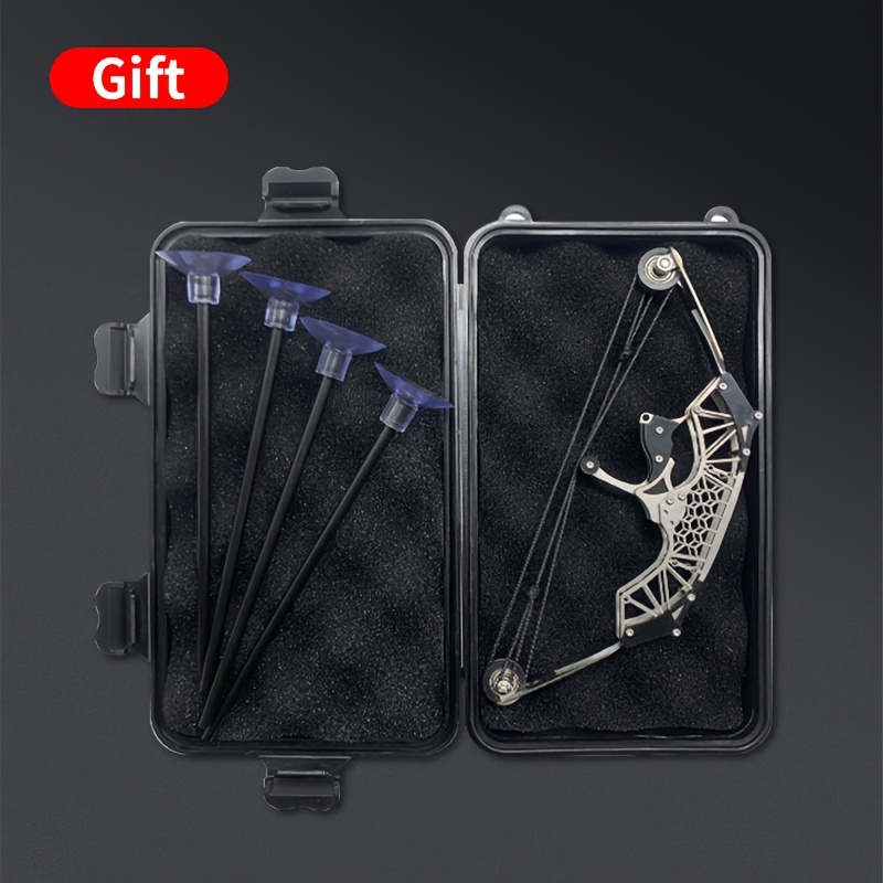 Mini Composite Bow Archery Set Stainless Steel Mini Bow Toy - Temu Portugal