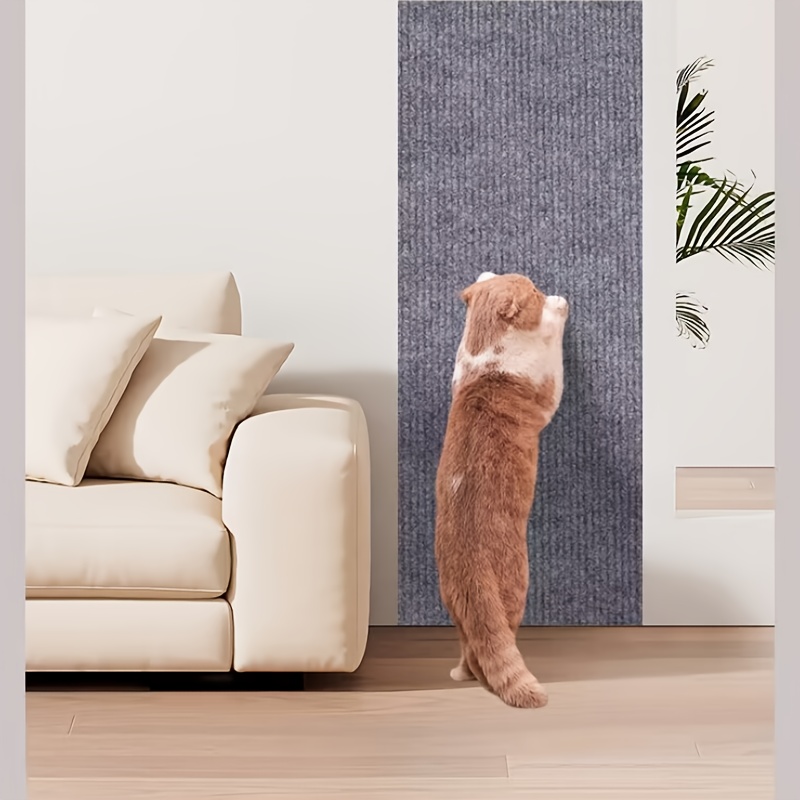 

-sized Adhesive Cat Scratching Mat - Eva, Multi-length For Sofa & Wall Protection, Ideal For Horizontal & Vertical Use With Tape Included, Carpet