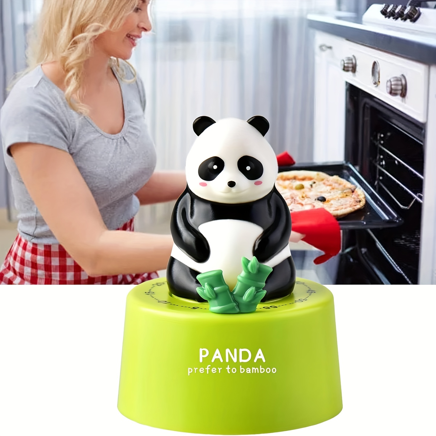 1 Pezzo, Timer Da Cucina, Timer Meccanico Da 60 Minuti, Timer A Forma Di  Panda Cartone Animato, Timer Di Gestione Del Tempo, Timer Meccanico Per