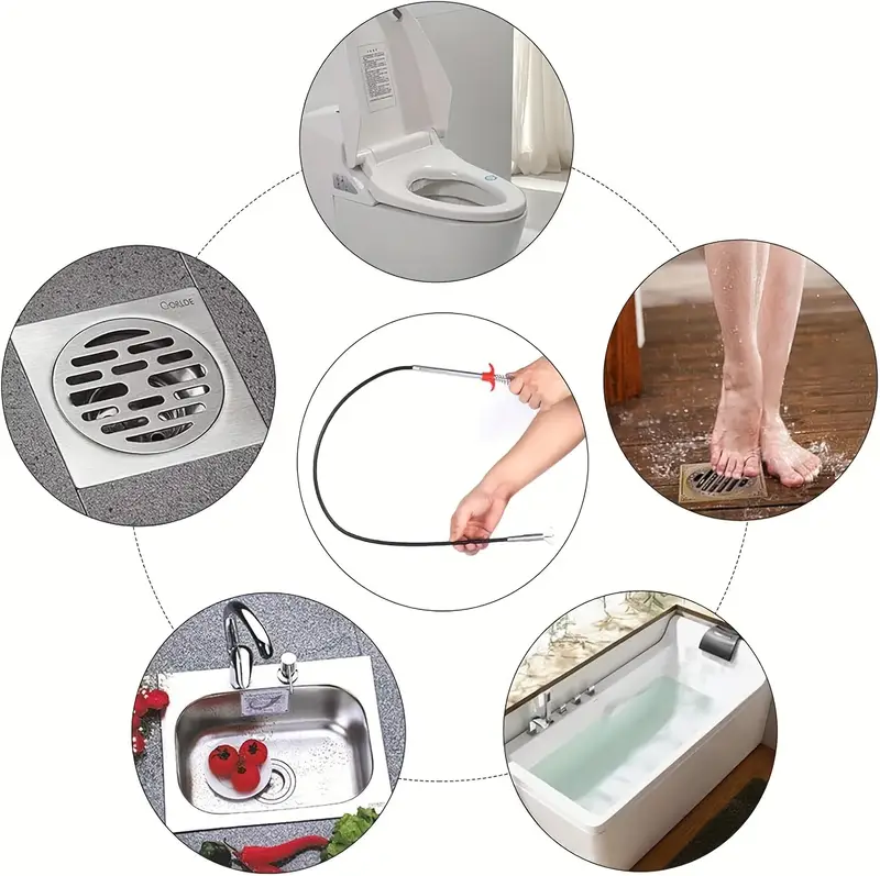 63 flexible grabber tool with 4 claws extendable pickup reacher for sinks drains toilets and reach areas for and metal tube for narrow spaces grabber reacher tool details 0