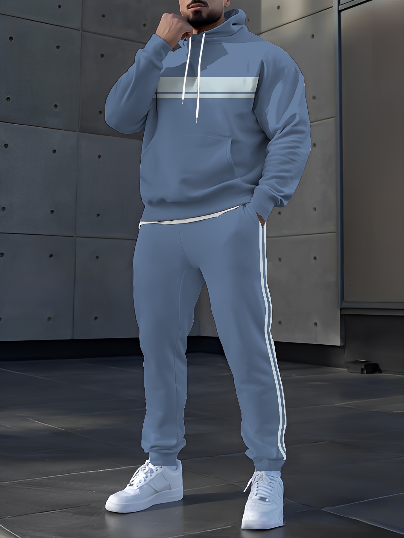 Sweat Suits Most Popular Mens Tracksuits Zip Up Sweat Set Men's Tracksuit  Sweatsuit Zip Hoodie Sweatshirt
