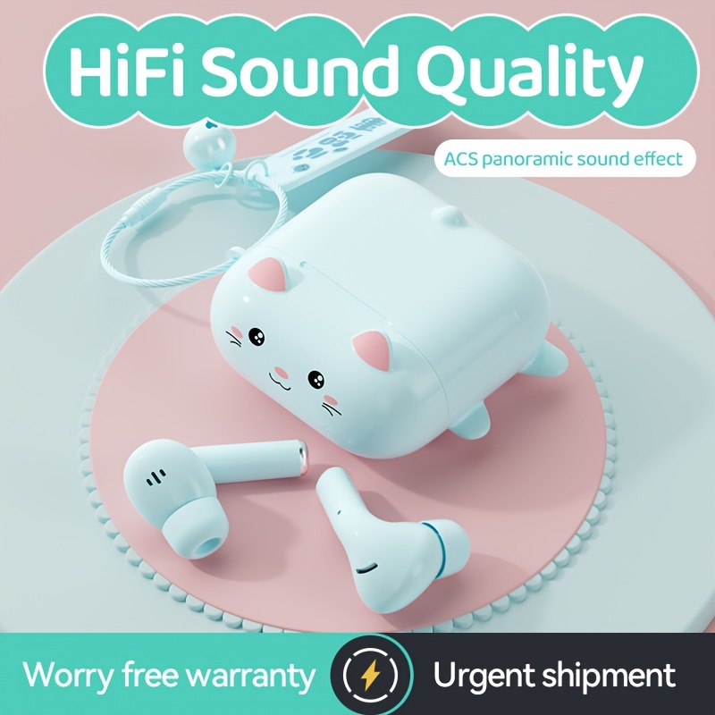 K1 Mignon et tendance 5.3 Version Écouteurs sans fil/tws/cadeaux/HiFi Qualité sonore stéréo haute définition/longue durée de vie de la batterie/cadeaux/étudiants_voghion.com