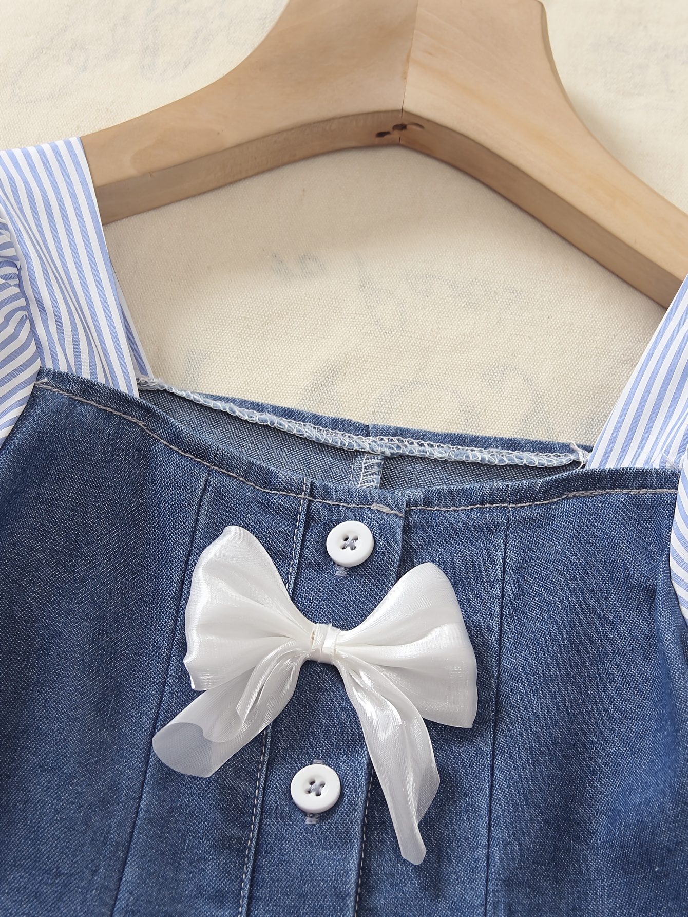 denim dress kids fashion 2019 SHEIN Blue Denim Dress Girls Kids Jean Dresses With Belt Loose Fit Collared Regular Sleeve High Waist Medium Wash Casual Everyday Winter,10Y