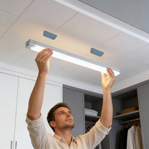 hot item smart sensor under cabinet light warm light white light 2 light led eye protection usb charging magnetic installation no drilling required with motion sensor for rv kitchen wardrobe bedroom stairs sink etc