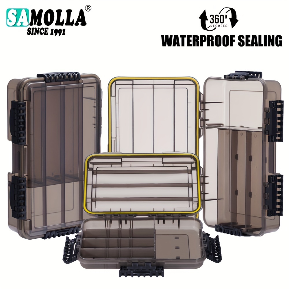 

Samolla Waterproof Fishing , Large Sea Fishing Lure Fake Accessories Storage Box