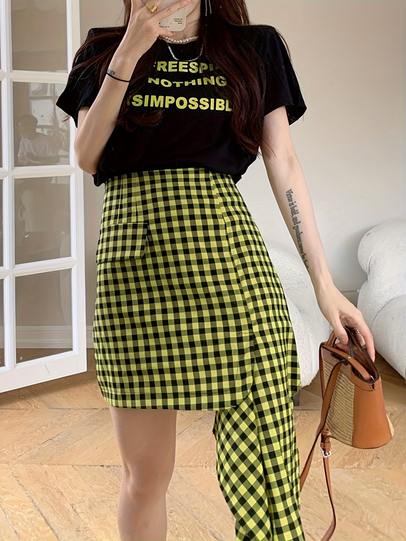 Yellow Skirt - Temu