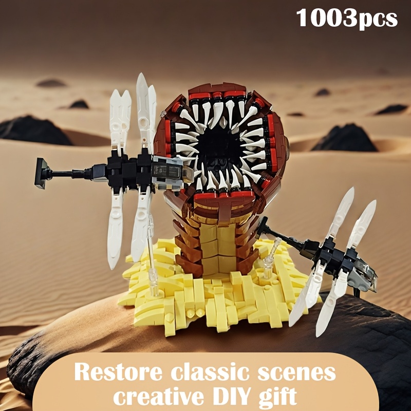 TEMU Ornithopter, Byggesett Modell Lekesett Science Fiction Tema Kreativ DIY Gave 1003 deler