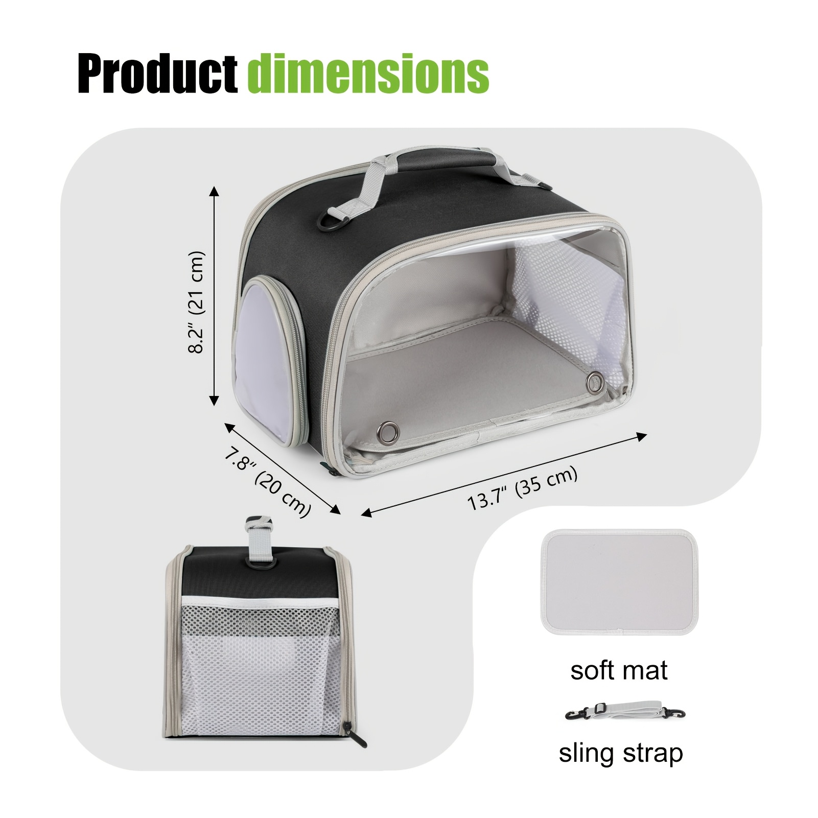 Designed for Travel: Features a Cozy Top Handle for Easy Carrying - Whether You'Re Going to The Veterinarian, Attending a Reptile Gathering, Or Enjoying a Weekend Trip