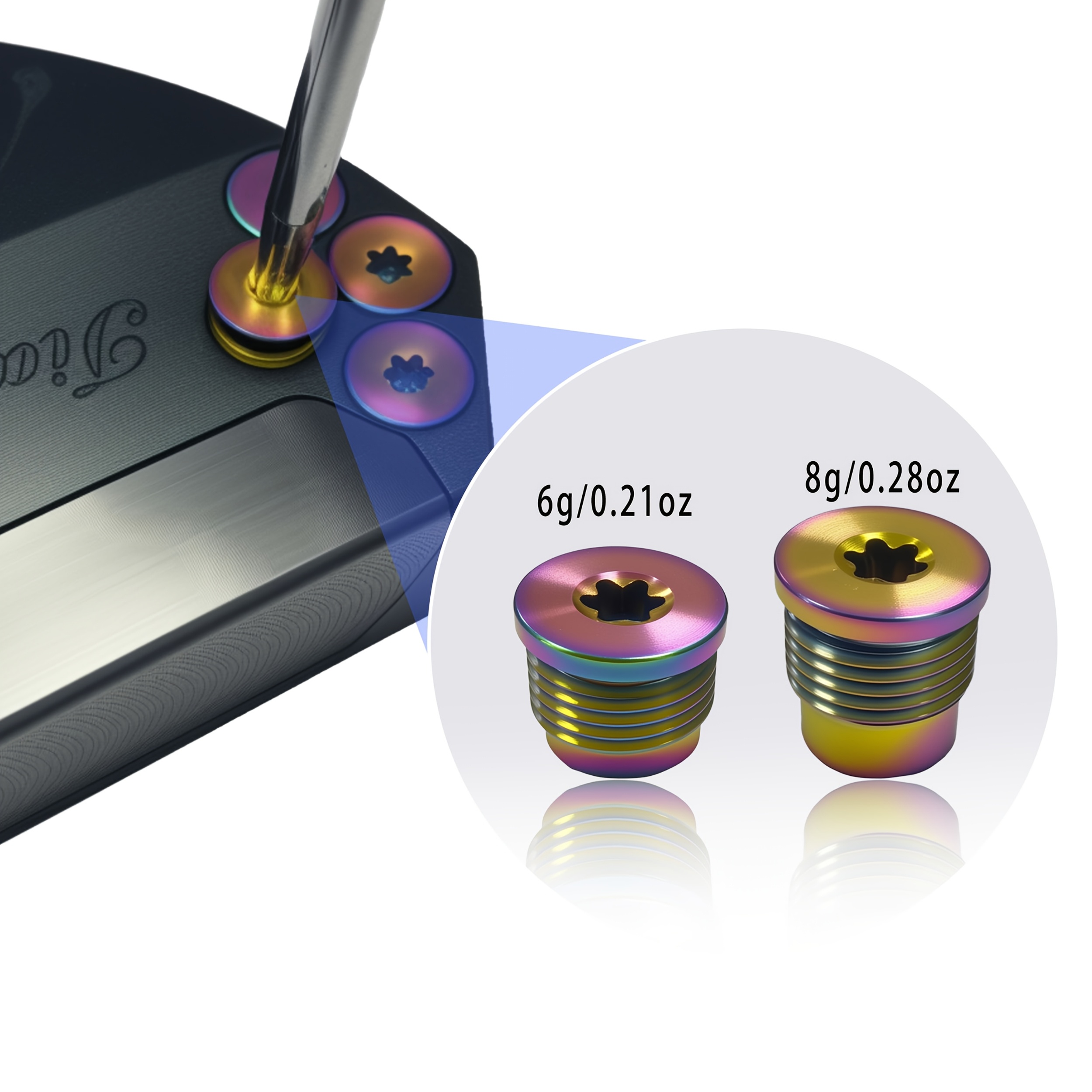 putter weights sold on Temu United States