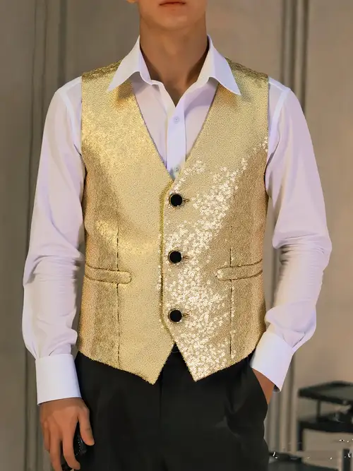Gilet à Paillettes - Noir - Adulte - Mixte - Sport Gilet à Paillettes - Noir - Adulte - Mixte - Sport