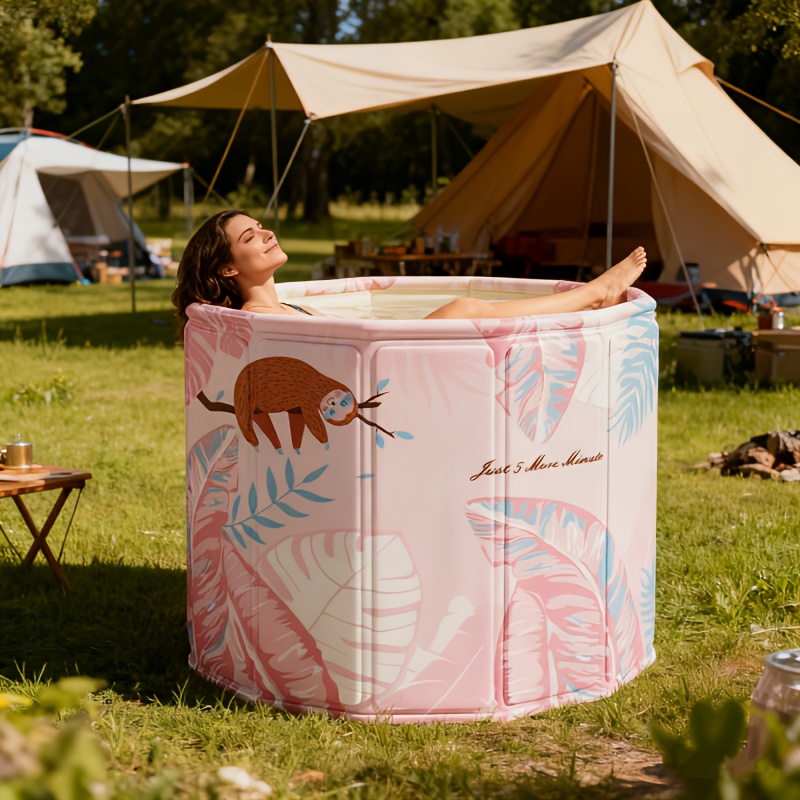 Large Capacity Foldable Ice Bath Tub for Home & Outdoor Use