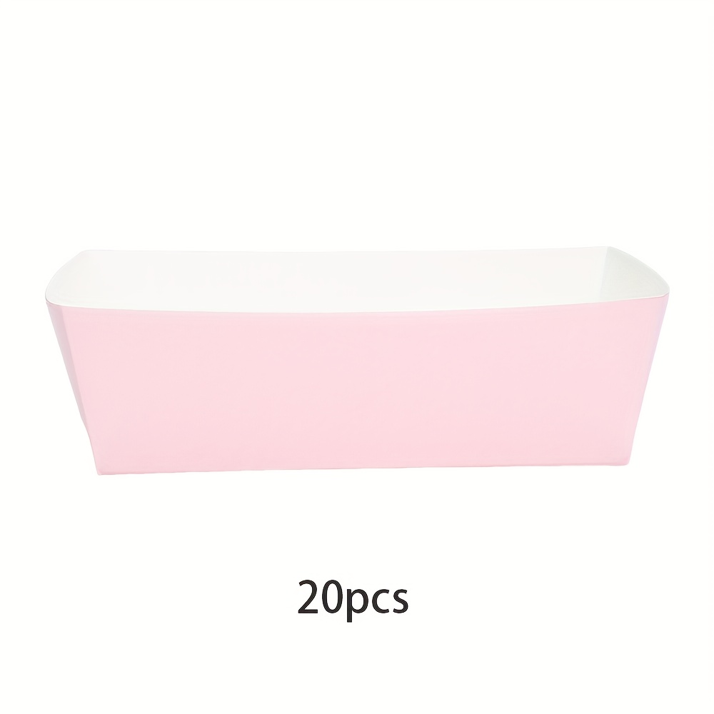 E-shop 10/ Stück Hellrosa Papier Servierplatten Boot Platten Papierboot Eimer Servierplatten für Geburtstag Brautparty Gender Reveal Hochzeit Tacos