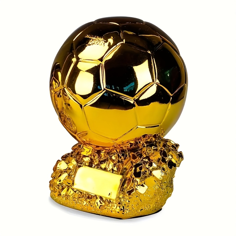 1  football trophy resin award statue realistic soccer ball design with detailed stitching ideal for sports themed decor indoor outdoor use   christmas thanksgiving fathers day graduation and national grandparents day indoor outdoor decor soccer theme decor detailed stitching design soccer decor