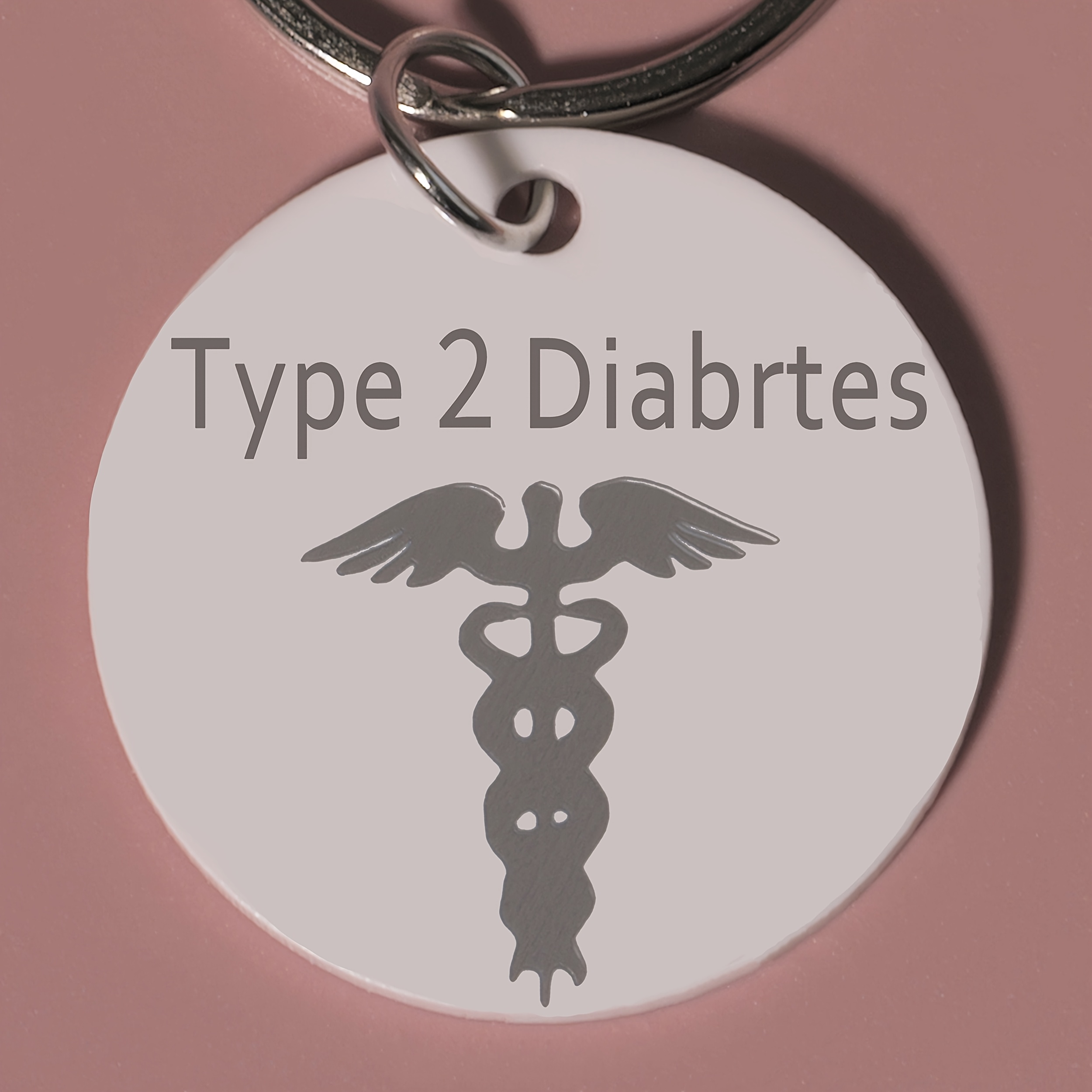 TEMU Pendant Keychain, Type 1 & Type 2 Keychain For Men, Durable Waterproof Acrylic Material, Ideal Gift