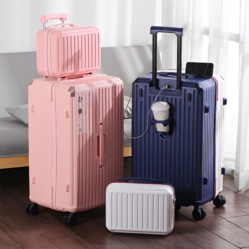 Thickened Luggage Large Capacity And High Value Suitcase with Omni Wheels Travel Bag