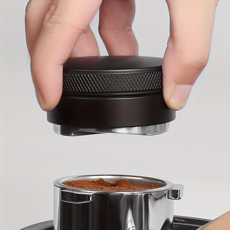 

1pc, Tamper à café réglable, Tamper à expresso, Outil de distribution à 3 dents pour barista, Fournitures de cuisine