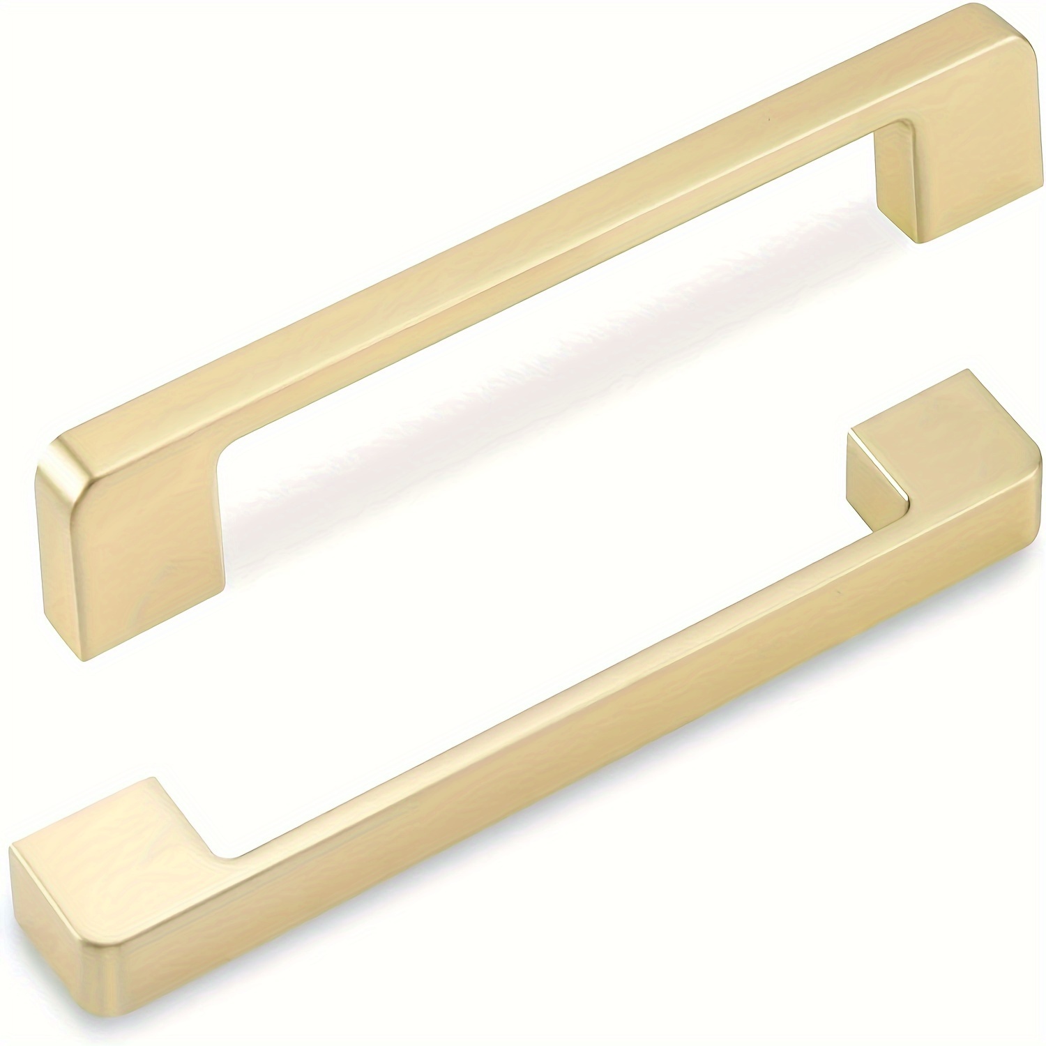 

Haliwu 5 Gold Pulls, Gold , Brass Pulls 7-1/2 Gold Pulls Drawer Pulls Handle, Zinc Alloy