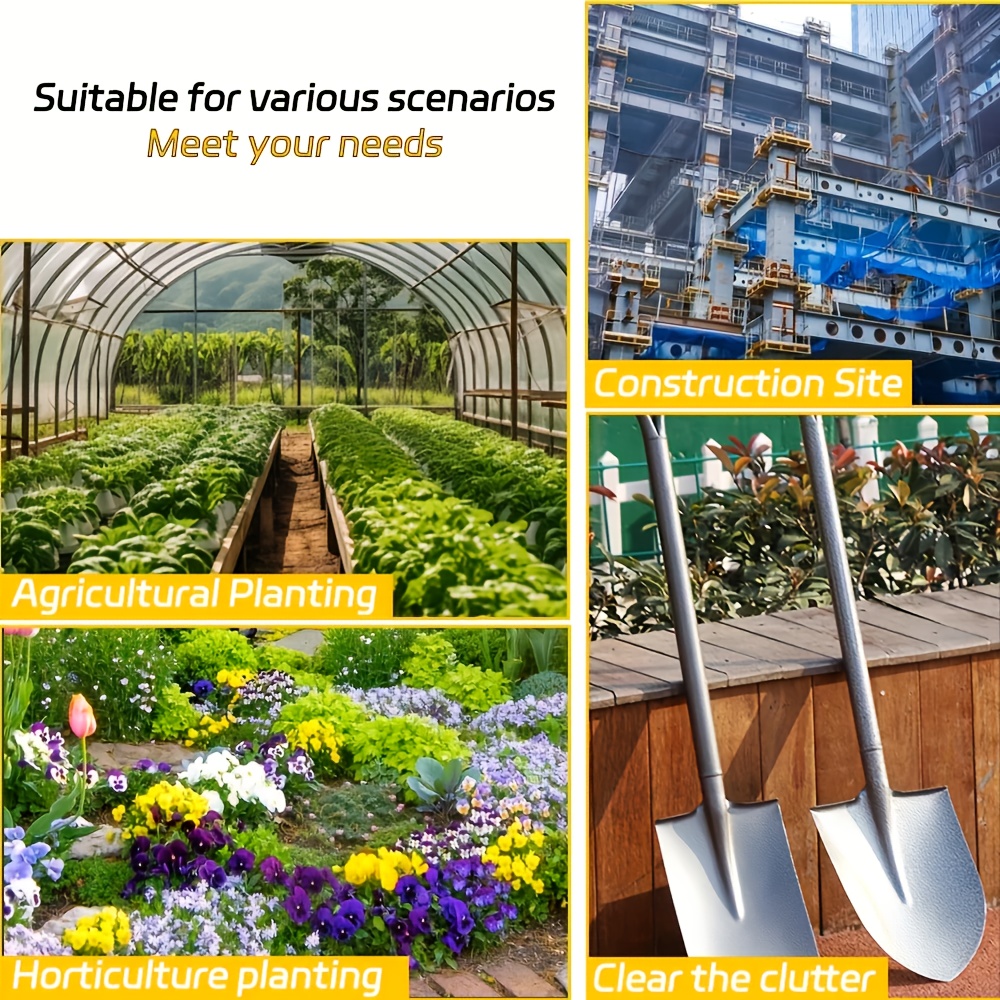 Heavy Duty Stainless Steel Garden Shovel