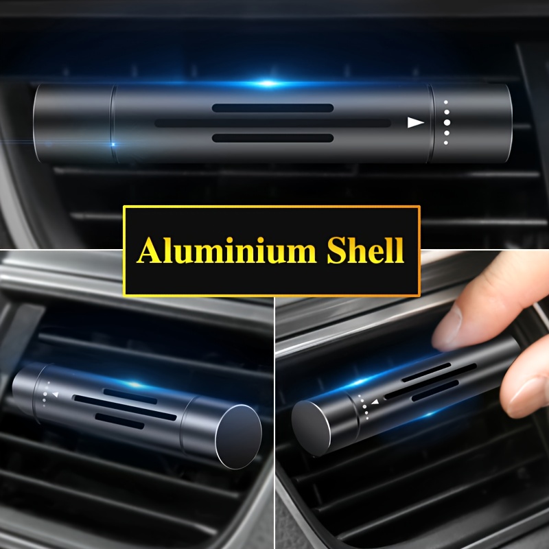 

7pcs Adjustable Car Vent Clips With Scented Sticks - Aluminum Alloy, Enhances Air Quality & Interior Decor