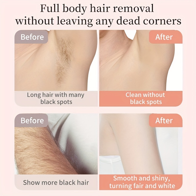 female shaver 2 in 1 female electric shaver double ended female   easy to carry suitable for bikini underarms legs and face hair removal ideal valentines day gift body hair trimmer pink purple Product details 4