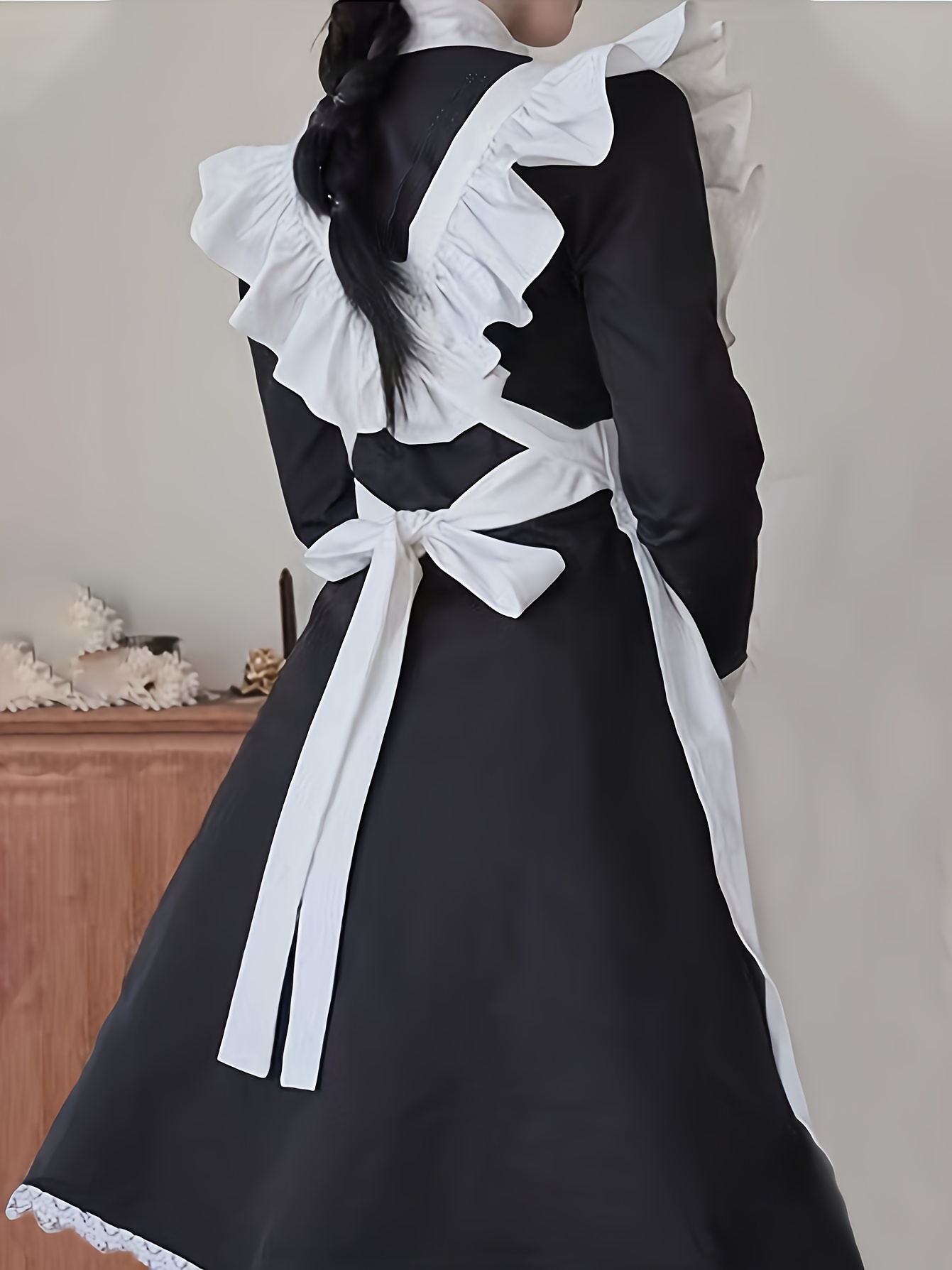 womens cute costume dress long gown collar