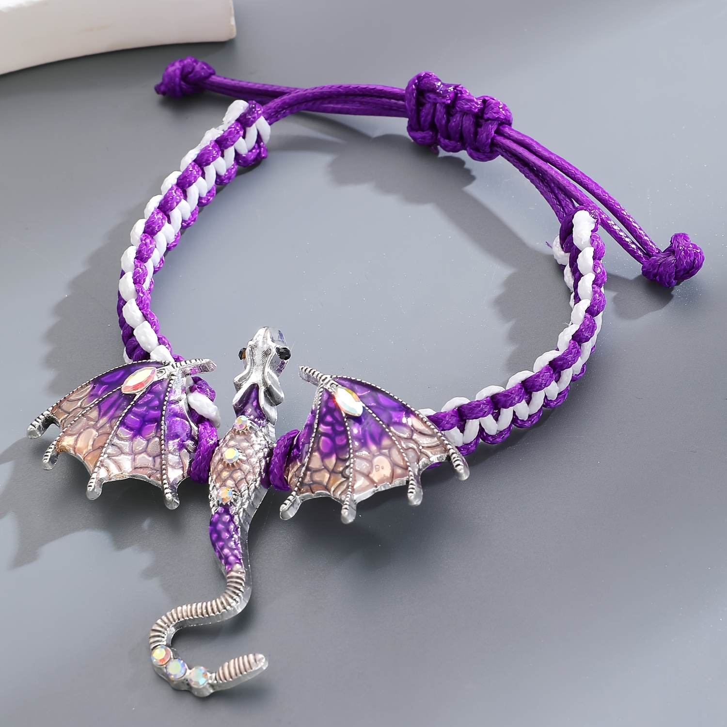 A Vintage-style Creative Cartoon -knitted Adjustable Bracelet, Suitable For Men And Women, Versatile For Casual Wear And Festive Gifts