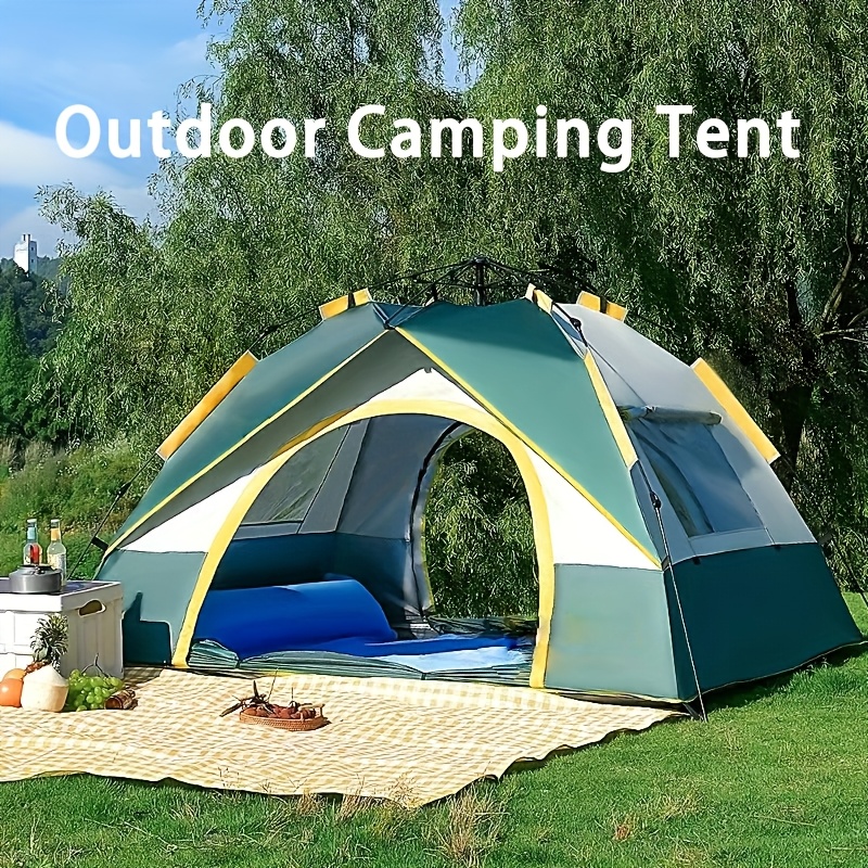 Outdoor Automatic Quick-Open Tent, Lightweight Camping Hiking Travel  Sunshade Shelter for Beach and Trekking, Camping Accessories, Air Tents  Outdoor C