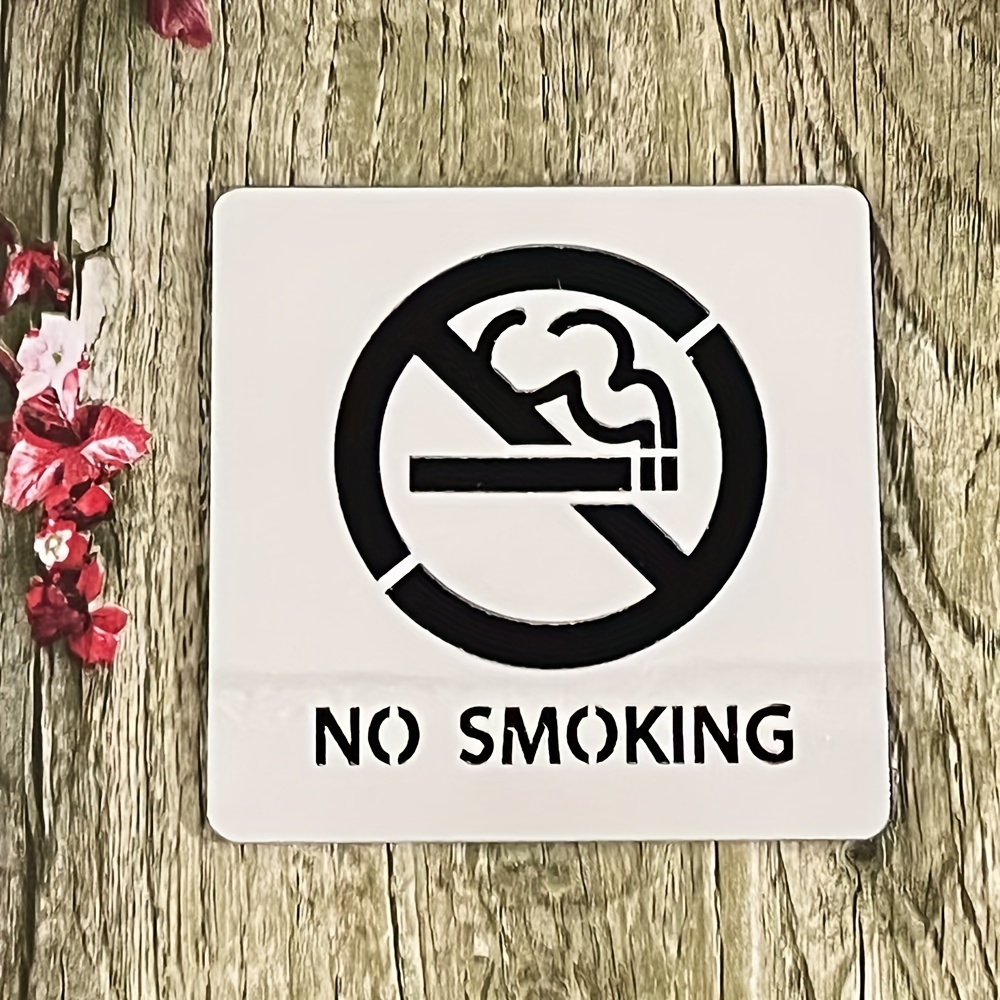 

Acrylic No Smoking Sign No Smoking Public Sign Office No Smoking Sticker