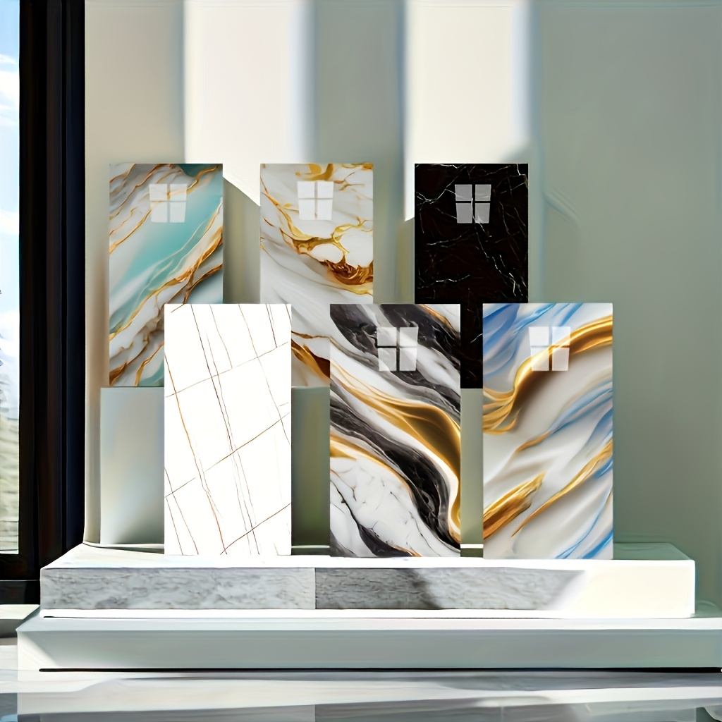 20pcs/40pcs   tile wall stickers, easy to stick and peel, waterproof self-  panels for kitchen, living room, bathroom,  , home and  , 59.99*29.97cm 0