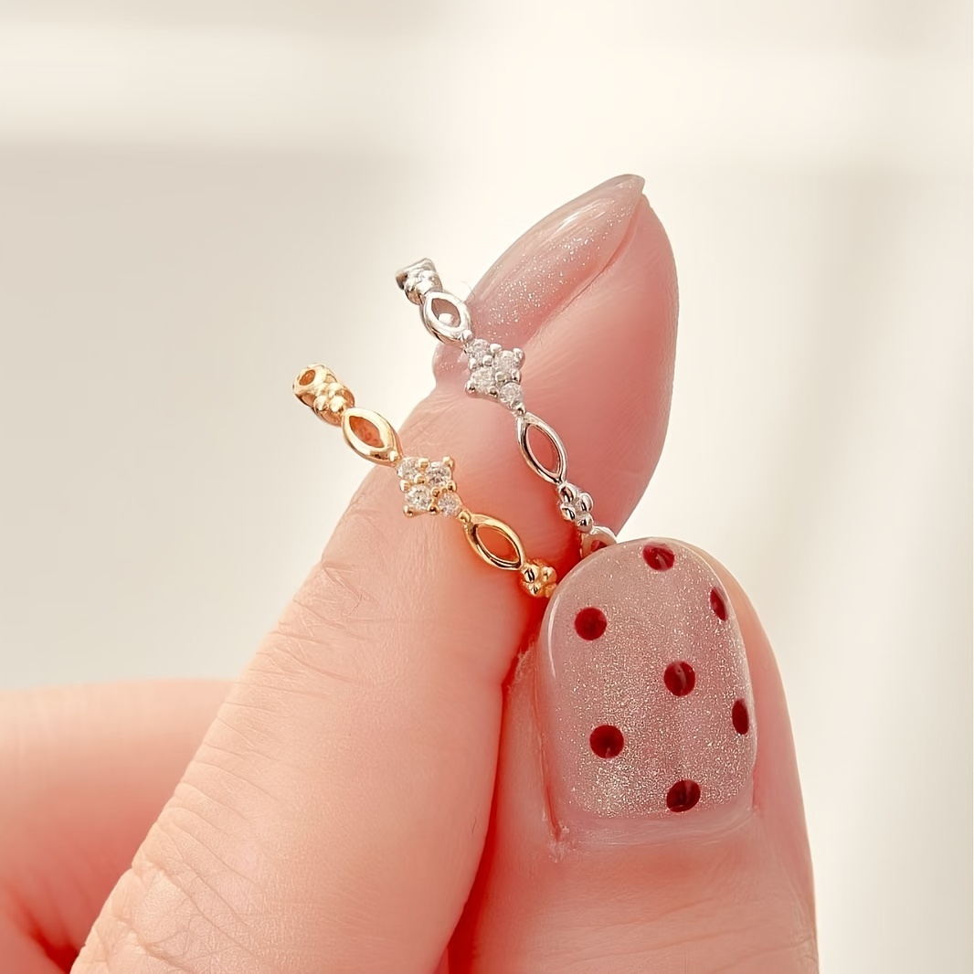 Boho Infinity Knot Open Ring CZ Stones Adjustable Unisex Jewelry