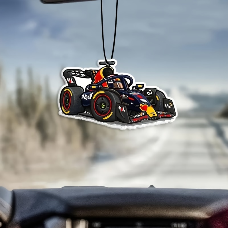 

Racing Car Air Freshener Race Car Fragrance Tablets Perfume Mirror Car Decoration Pendants Air Outlet Perfume Sachets