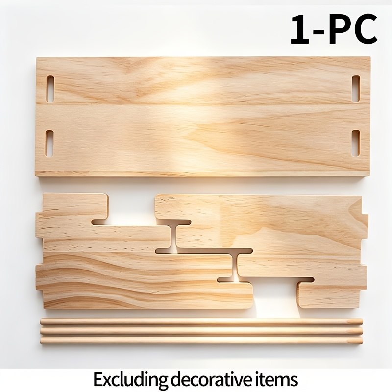 Image of 1 Exquisite Wooden Storage Rack, Suitable For Bracelets, Necklaces, Bracelets, Earrings, Super Storage Rack, Jewelry Towers