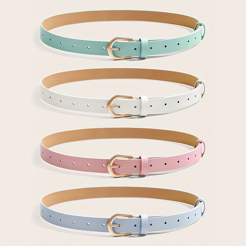 Light Green Pink Belt Set for 78 Waist Size