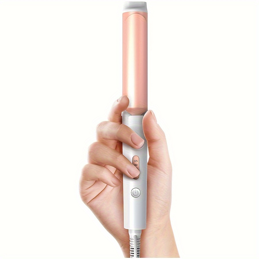 

Mini Curling Iron, Curling Iron For Short Hair 1 Inch, Ceramic Dual Barrel Small Curling Iron With Keratin Hair From , 3 Temp 320 °f 360 ° °f, Travel Size (1 Inch, Rose Golden Pink