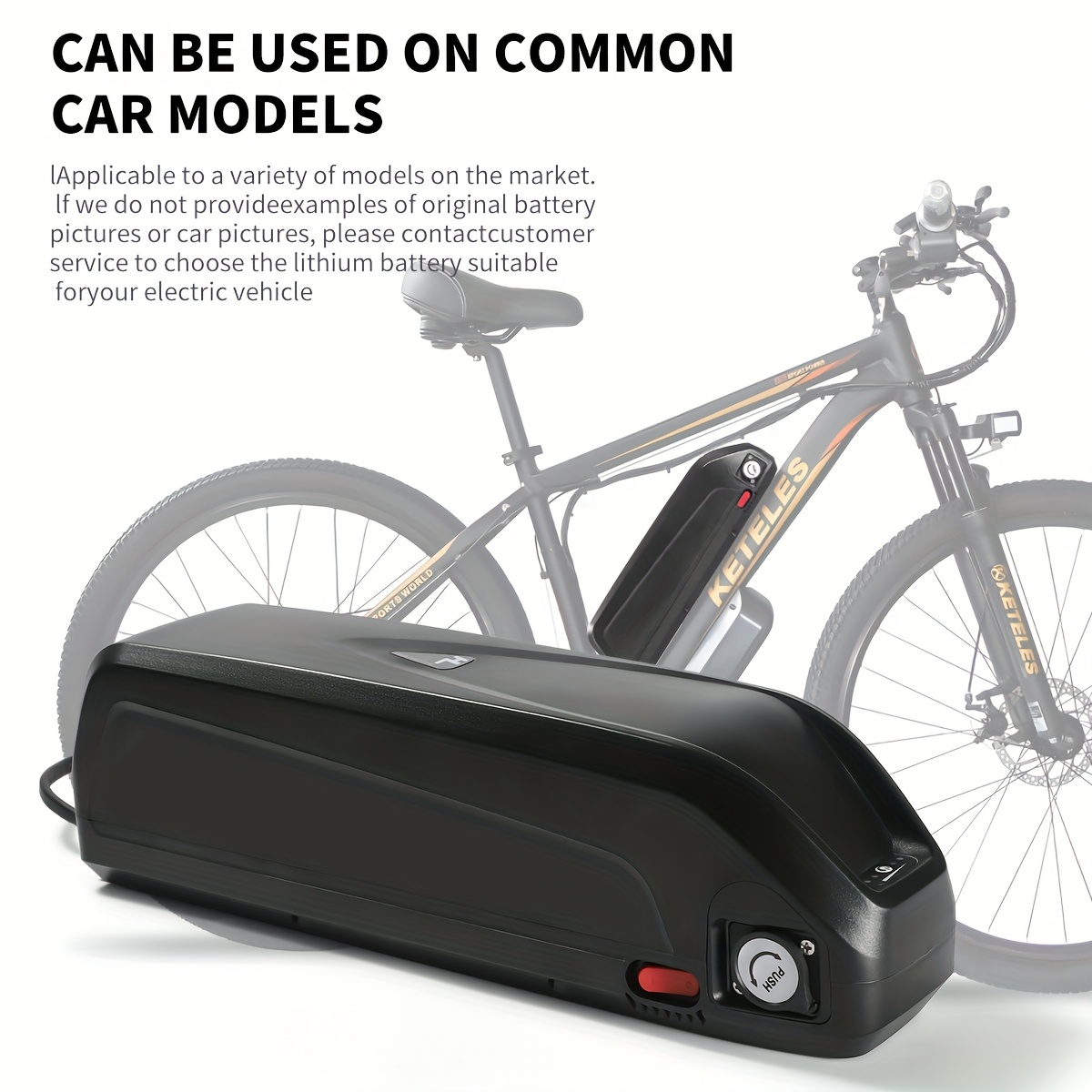 48v electric bicycle lithium battery 13 Temu