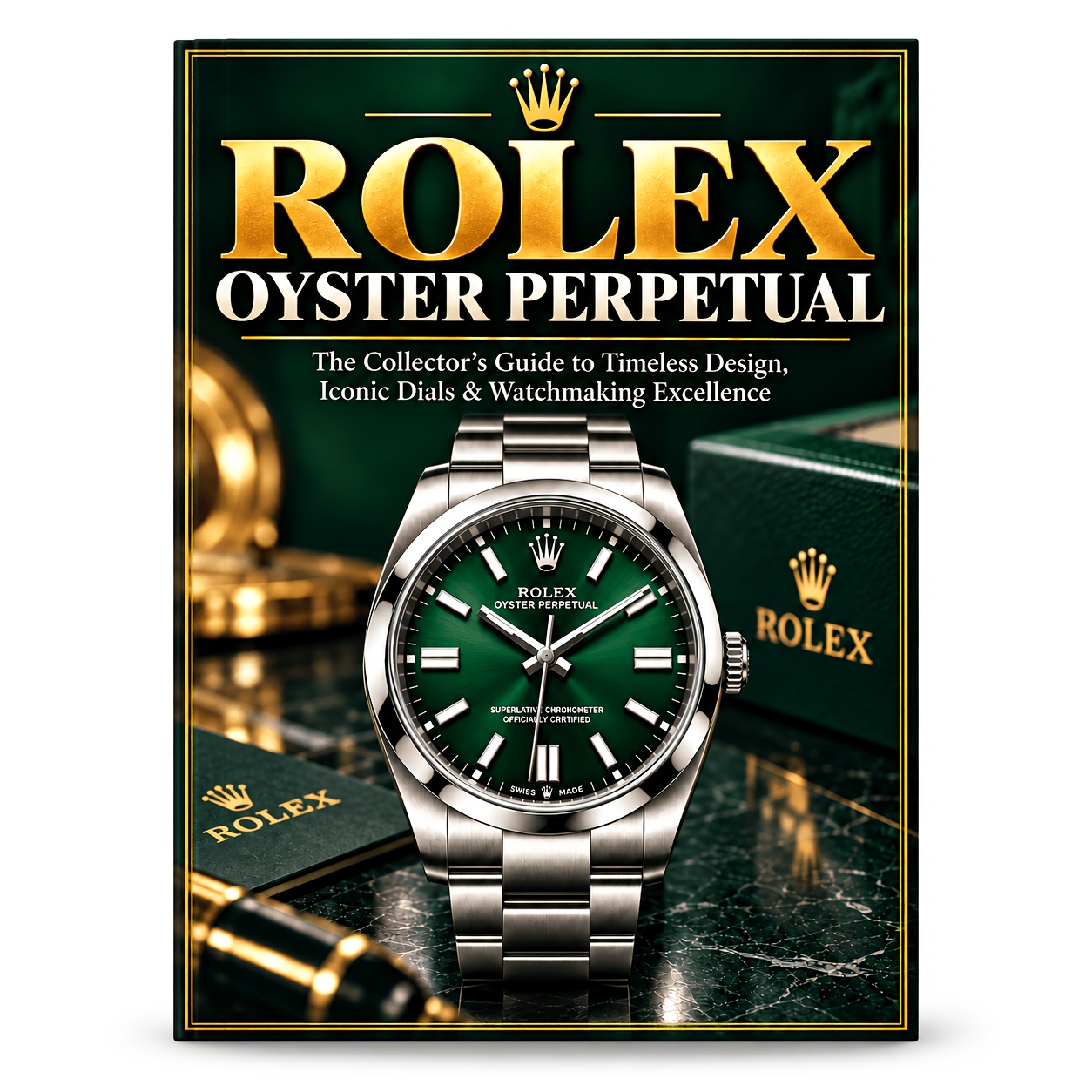 TEMU Oyster Perpetual Eternal Oyster Series Watch Collector's Manual With Iconic Design, Dial Style, Heritage, Craftsmanship, And Luxury: Iconic
