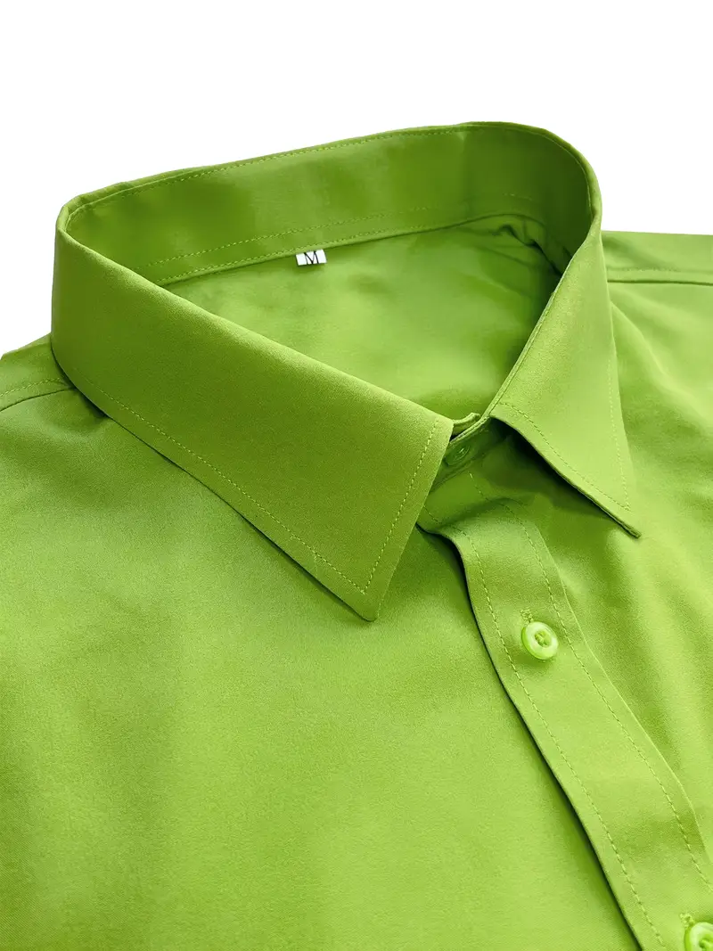 mens formal classic avocado green dress shirt - Temu mens formal classic avocado green dress shirt - Temu