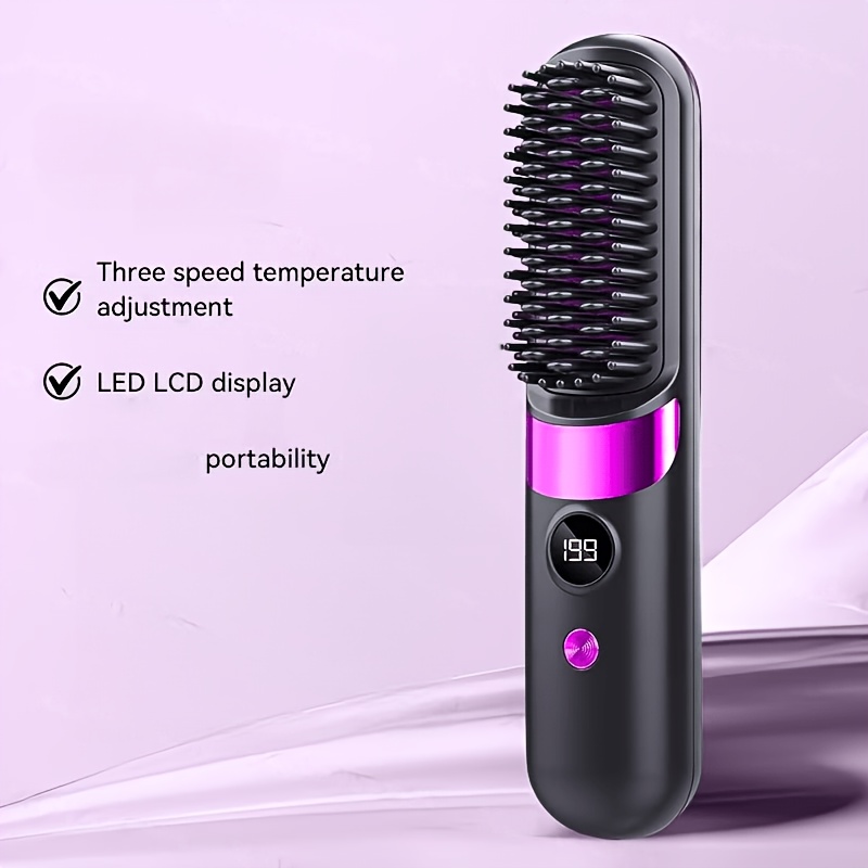 Portable Wireless Bang Comb with USB Rechargeable Design