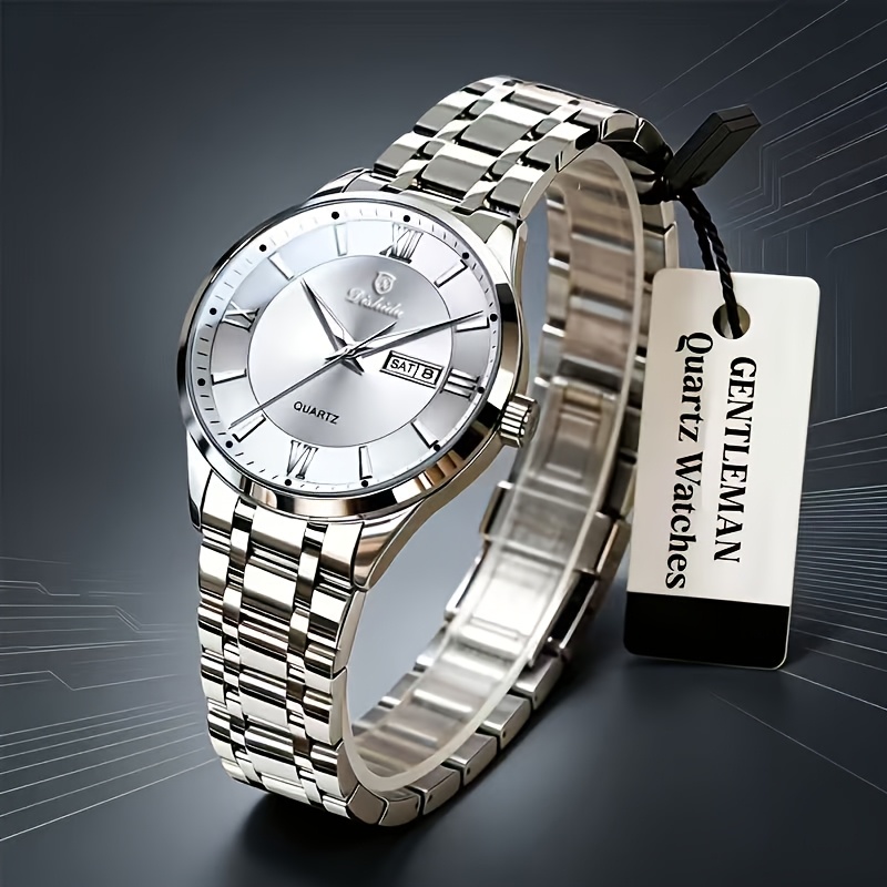 Luxury Quartz Watch for Casual Business & Travel